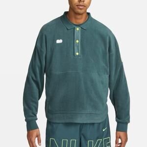 Nike Tennis Naomi Osaka Fleece Sweatshirt DX1810-309 Men's Size XS/ Women’s S